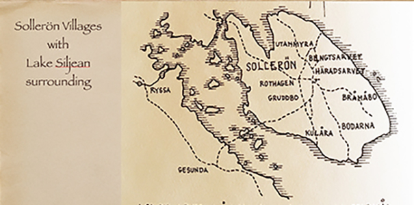 Sollerön Map