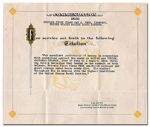 Citations of Max Peck Max Citations